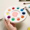11 Wells Round Porcelain Porcelain Watercolor Palette Paint Tray Palettes Ceramic Watercolor Pallets Paint Holder Painting Palette for Kids or Students to Paints on School Project or Art Class